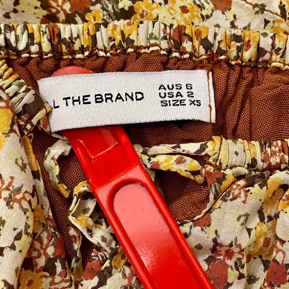 FAITHFULL THE BRAND Viola Edelyn Jennifer Lawrence Floral Mini Babydoll Dress 2 - Picture 6 of 10